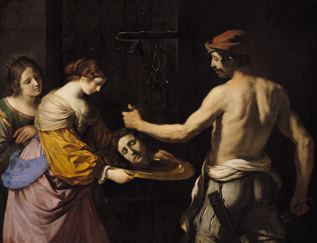 Salomea przyjmująca głowę św. Jana Chrzciciela, 1637 autorstwa Giovanni Francesco Barbieri