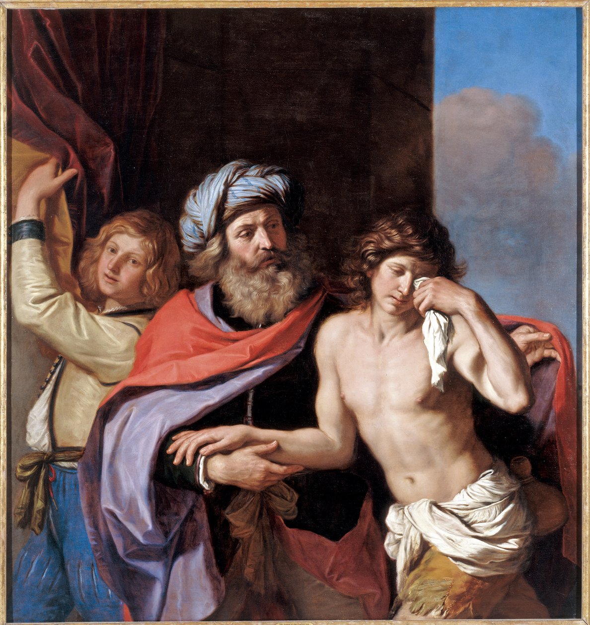 Powrót syna marnotrawnego, 1654-55 autorstwa Giovanni Francesco Barbieri