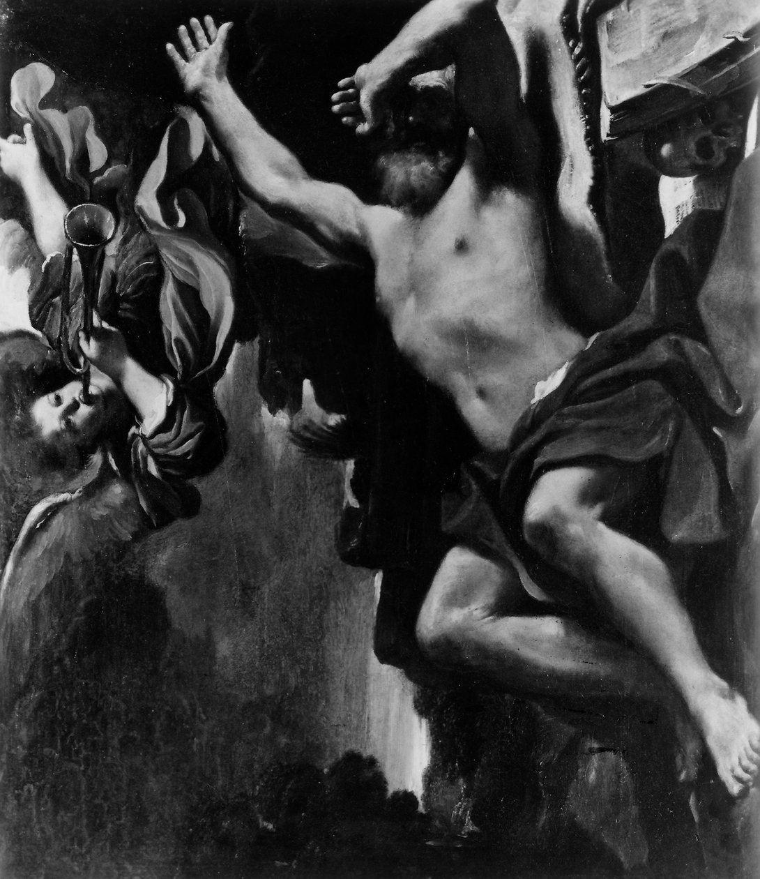 Wizja św. Hieronima, 1619-20 autorstwa Giovanni Francesco Barbieri