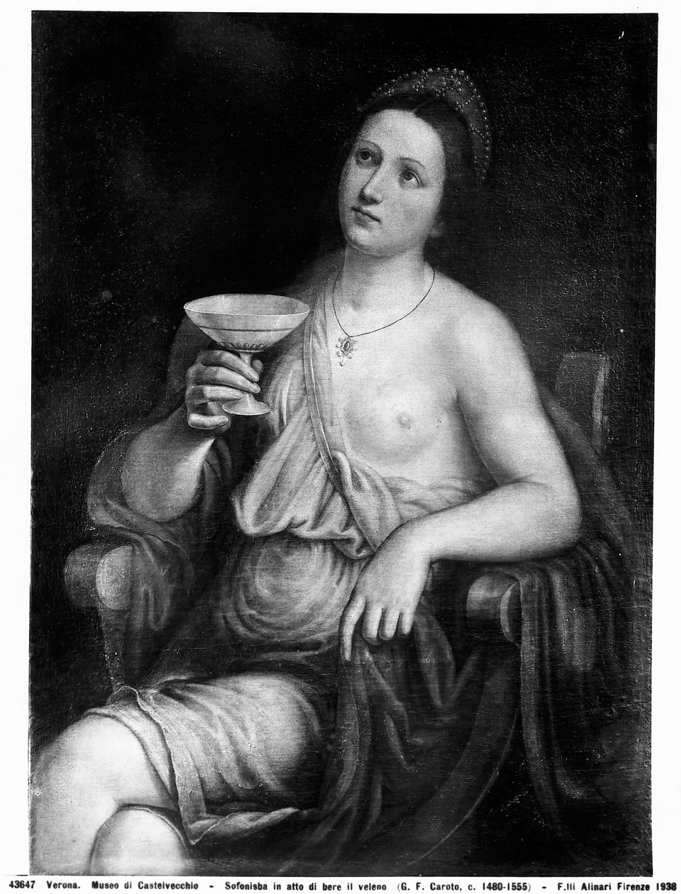 Sophonisbe autorstwa Giovanni Francesco Caroto