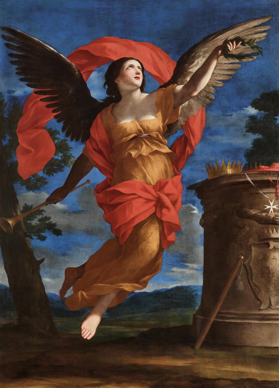 Alegoria sławy, między 1646 a 1648. autorstwa Giovanni Francesco Romanelli