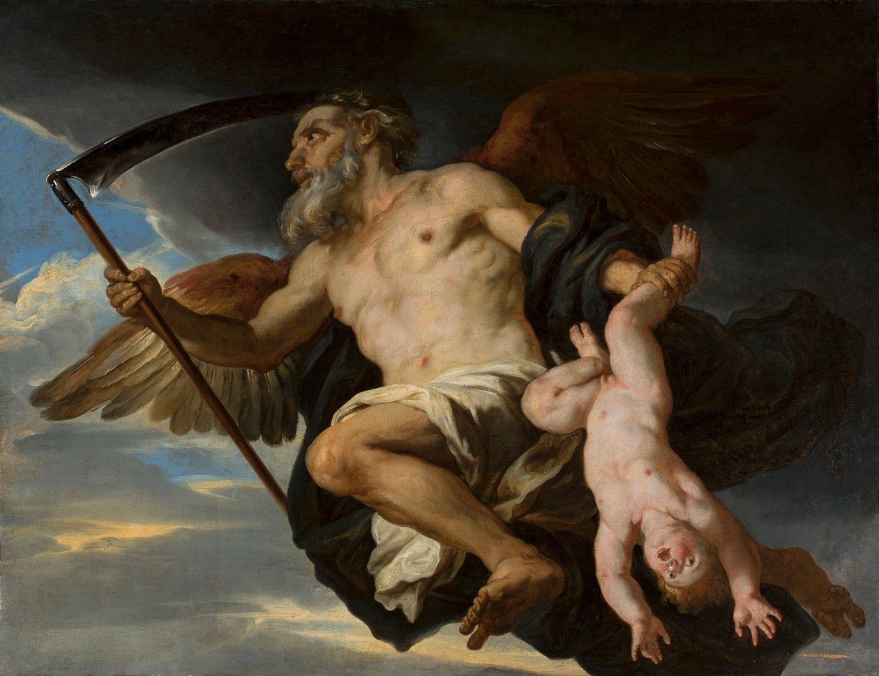 Chronos autorstwa Giovanni Francesco Romanelli