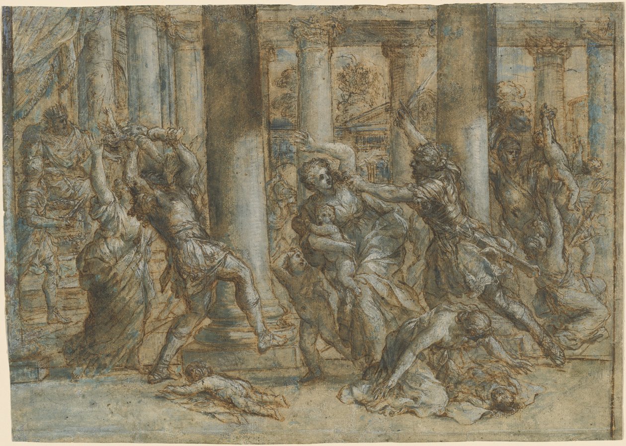 Masakra Niewinnych autorstwa Giovanni Francesco Romanelli