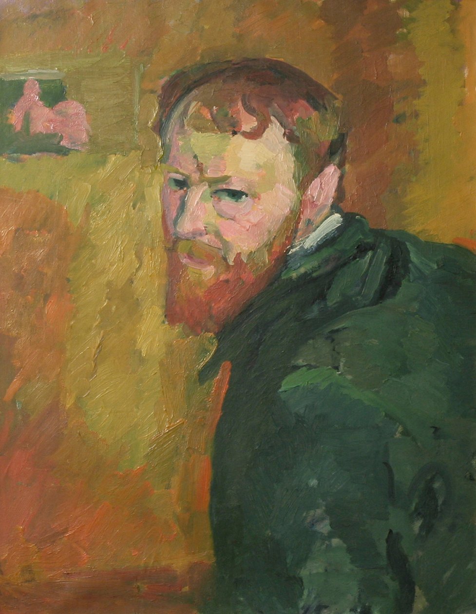 Autoportret autorstwa Giacomettiego, Giovanniego (1868-1933). olej na płótnie, ok. 1913, wymiar: 65x50. Kunsthaus Zürich autorstwa Giovanni Giacometti