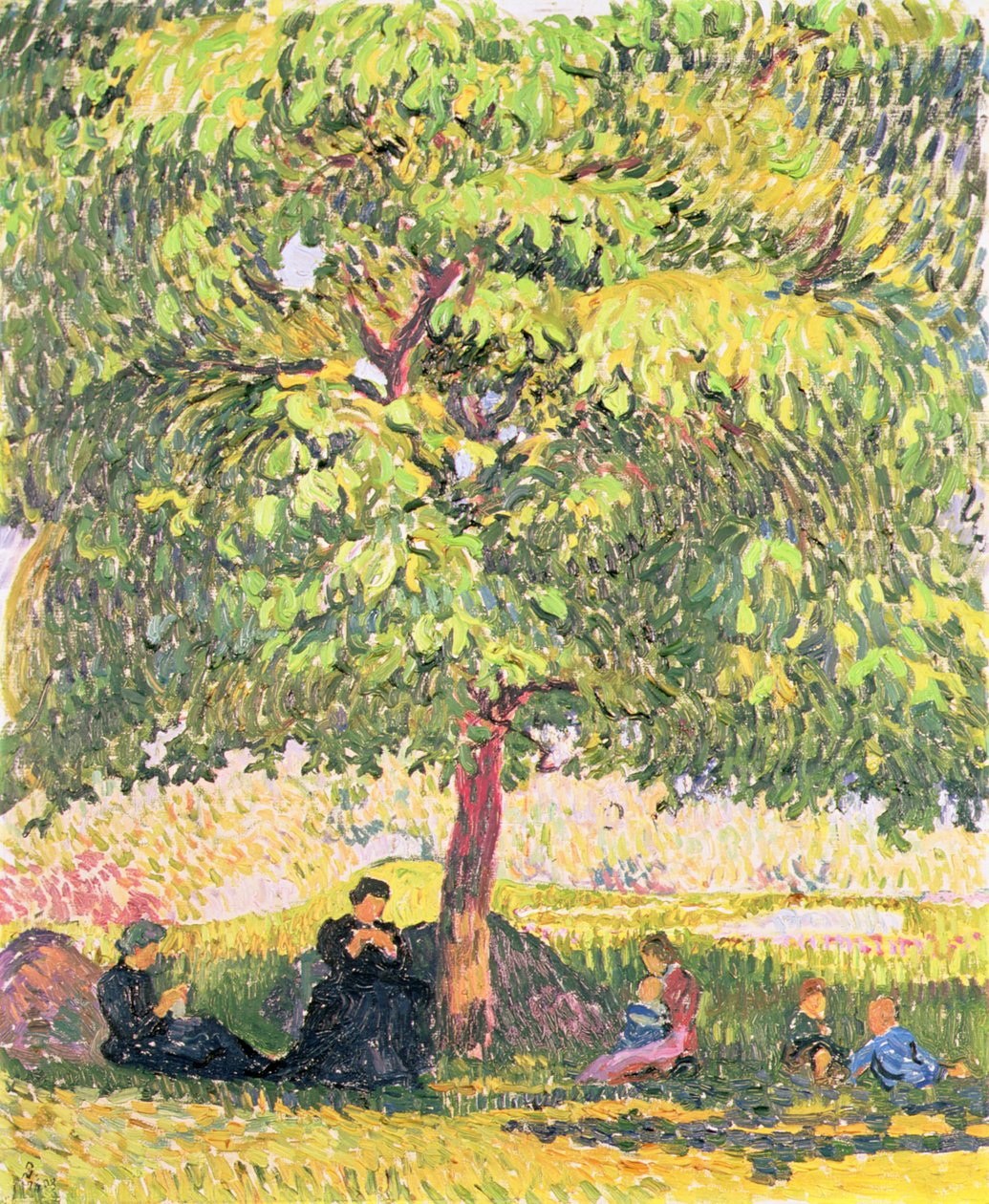 Pod Orzechem autorstwa Giovanni Giacometti