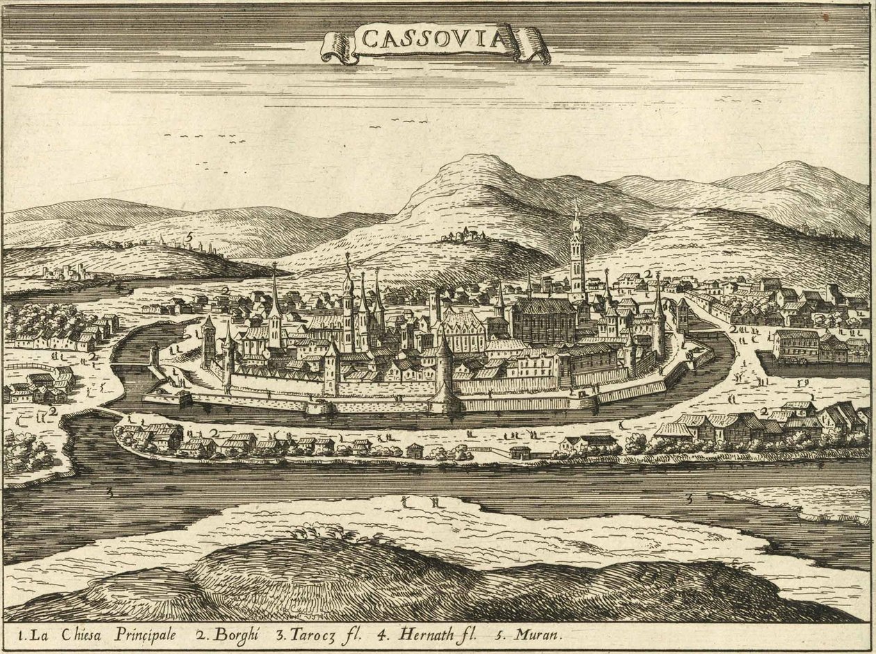 Zamek w Koszycach (Giovanni Giacomo De Rossi, 1683) autorstwa Giovanni Giacomo De Rossi
