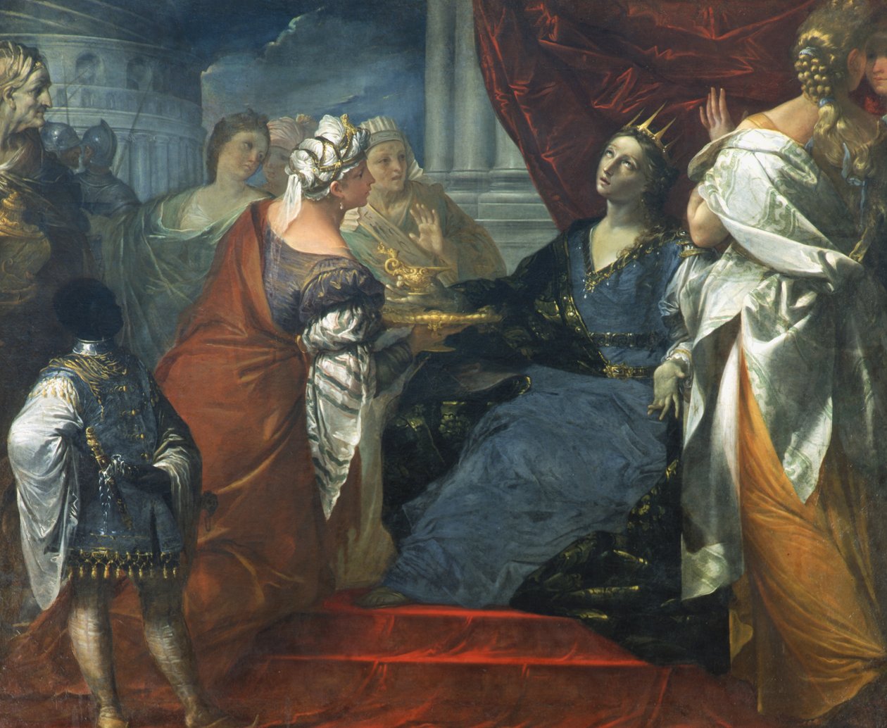 Królowa Artemizja pijąca prochy Mausolus autorstwa Giovanni Gioseffo da Sole
