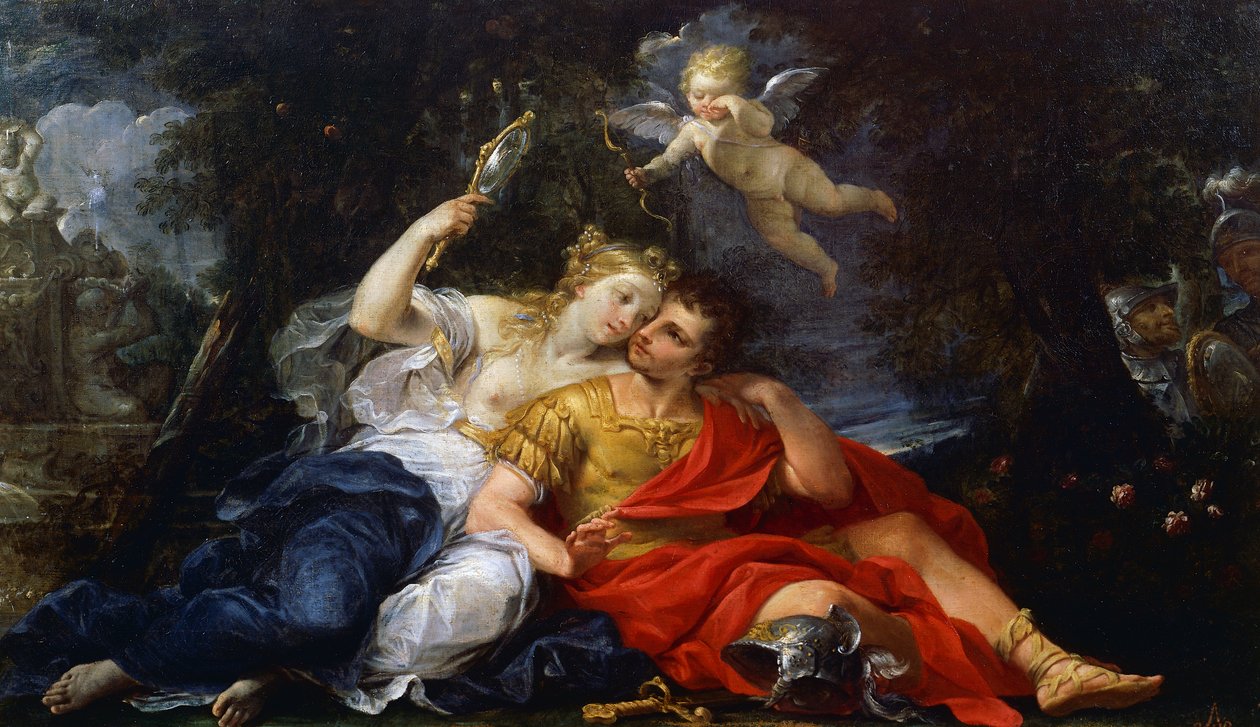Rinald i Armida, obraz Giovan Gioseffo dal Sole autorstwa Giovanni Gioseffo da Sole