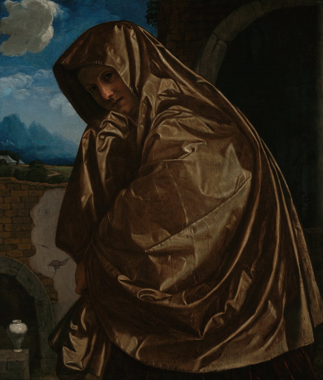 Święta Maria Magdalena przy Grobie Pańskim autorstwa Giovanni Girolamo Savoldo