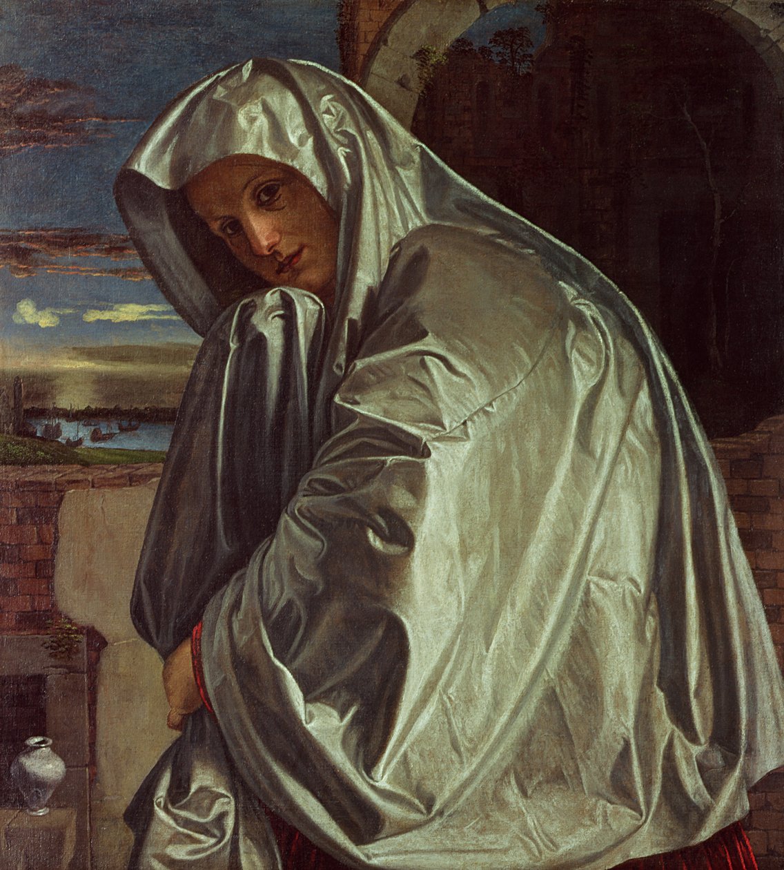 Św. Maria Magdalena zbliżająca się do grobu autorstwa Giovanni Girolamo Savoldo