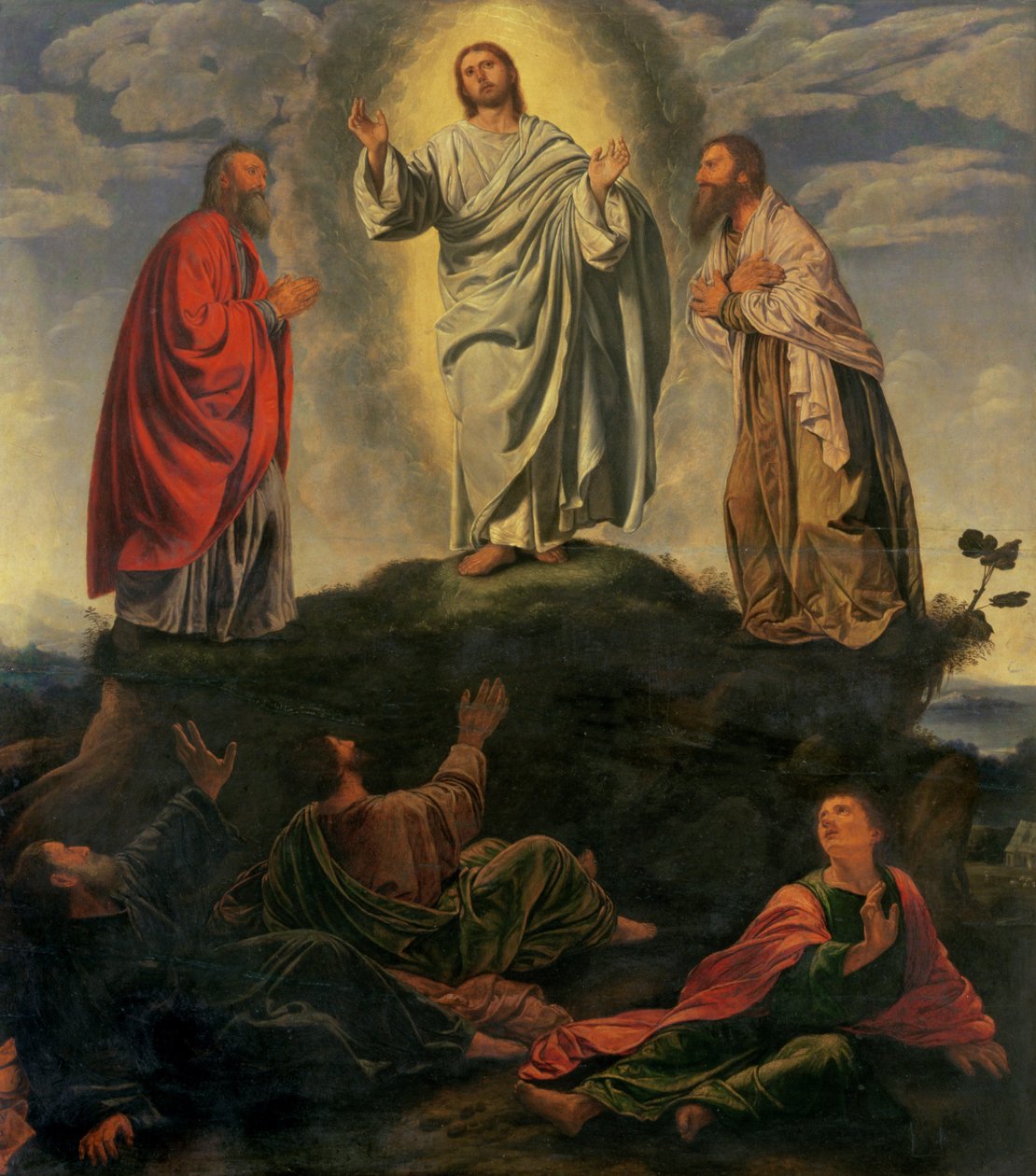 Przemienienie, ok. 1527-33 (olej na desce) autorstwa Giovanni Girolamo Savoldo
