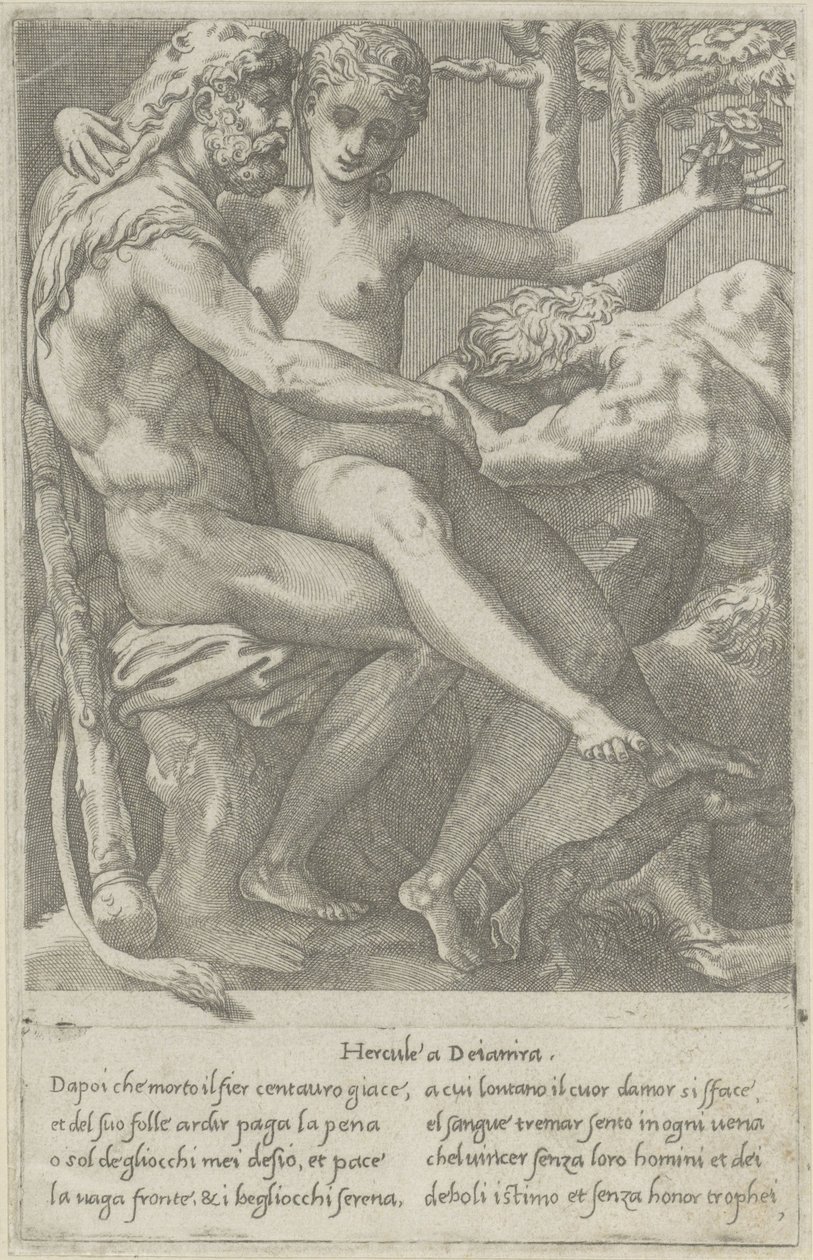 Loves of the Gods (tytuł serii) autorstwa Giovanni Jacopo Caraglio