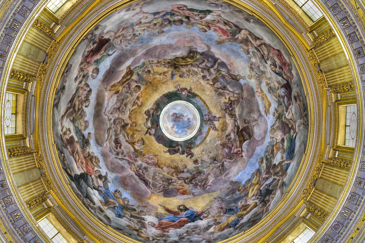Chwała Raju" autorstwa Giovanni Lanfranco