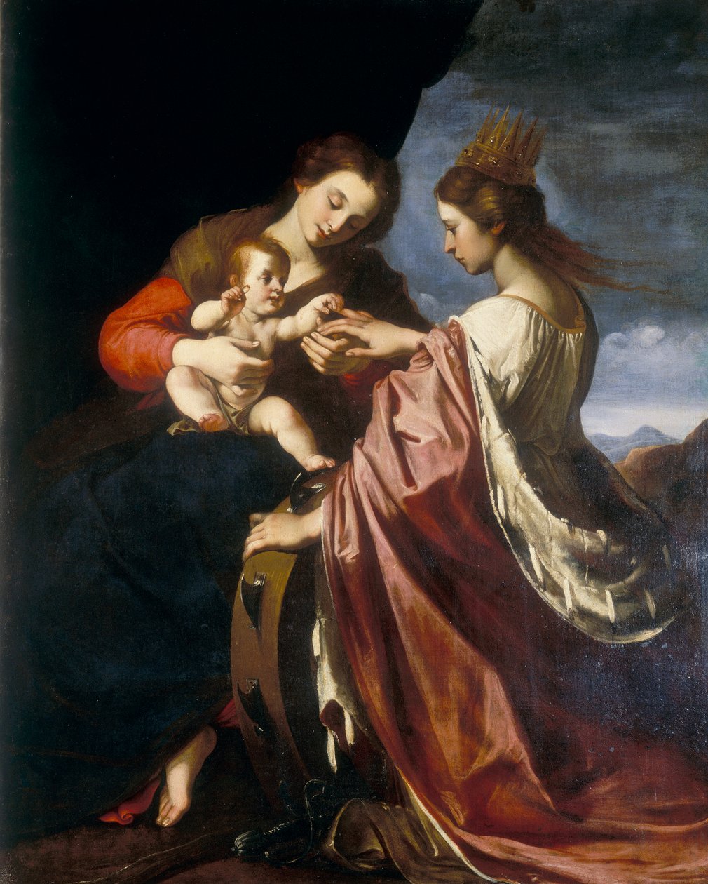 Ślub św. Katarzyny autorstwa Giovanni Mannozzi
