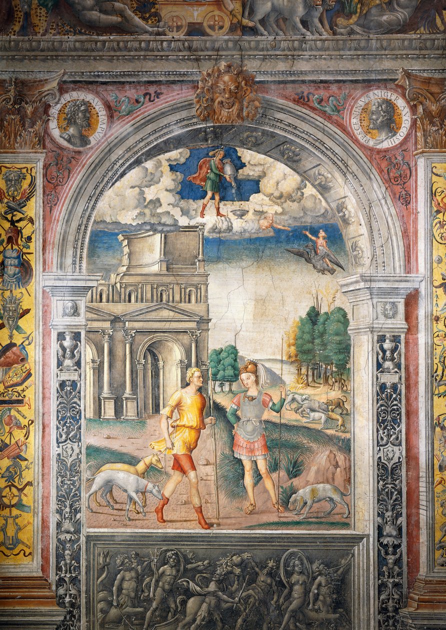 Fresk Giovanniego Marii Falconetto (1468-1535), Sala Zodiaku, Palazzo D