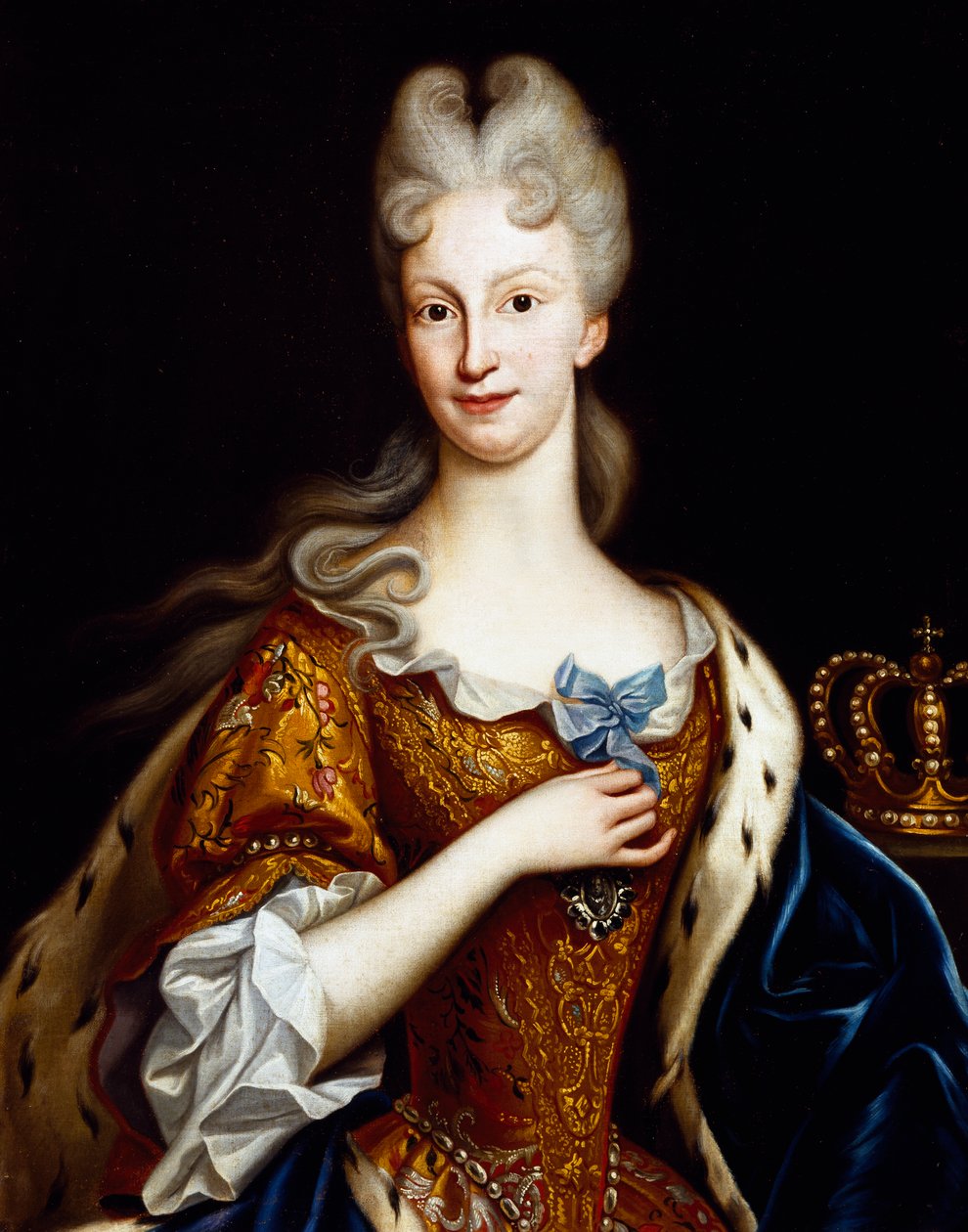 Portret Elisabeth Farnese (Parma autorstwa Giovanni Maria delle called Mulinaretto Piane