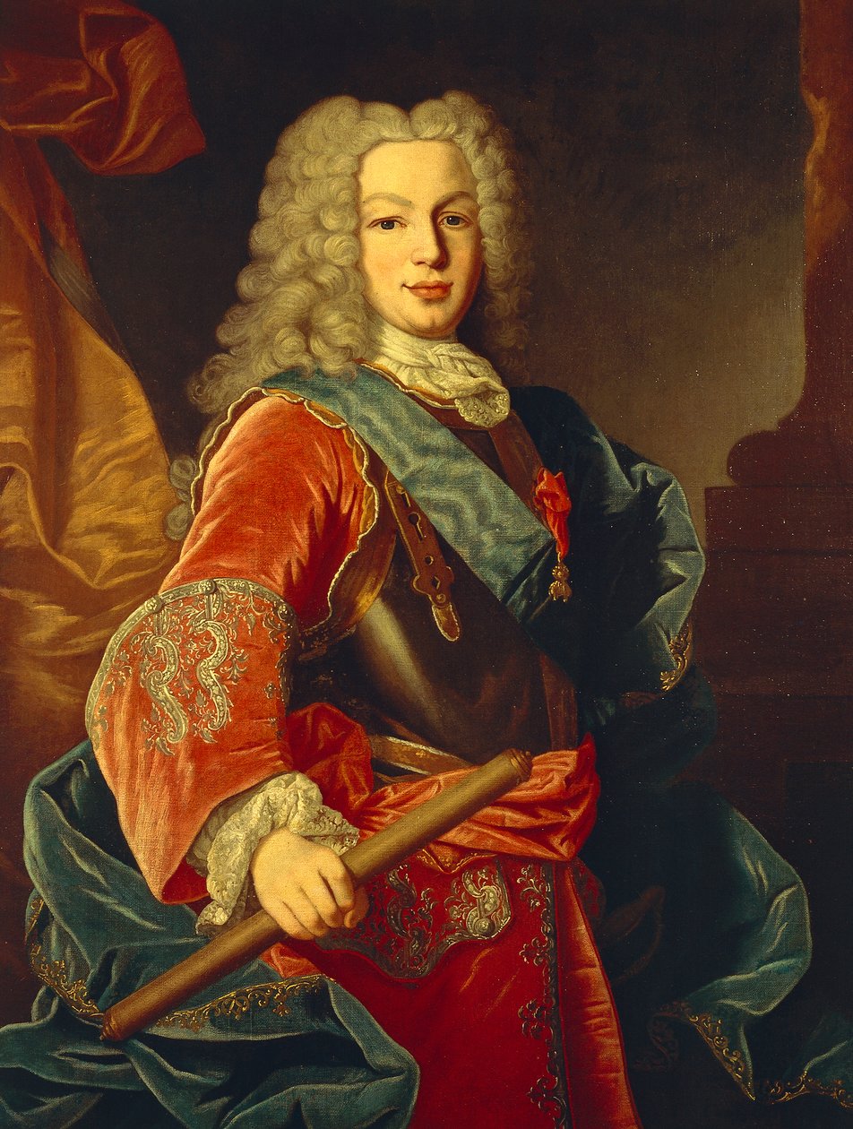 Portret Filipa V z Hiszpanii (Wersal) autorstwa Giovanni Maria delle called Mulinaretto Piane