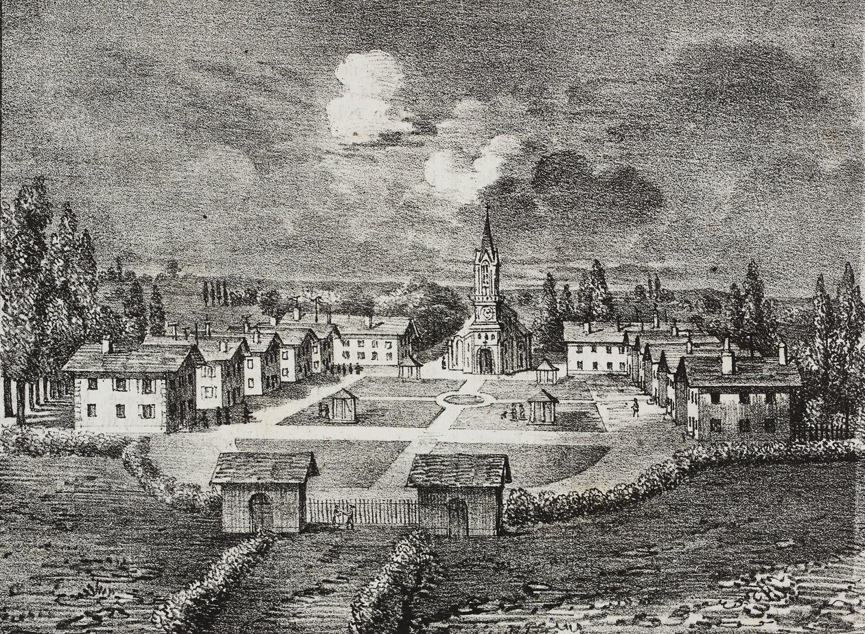 Mettray Agricultural Colony, Tours, Francja, z „Poliorama Pittoresco”, nr 44, 10 czerwca autorstwa Giovanni Mariani