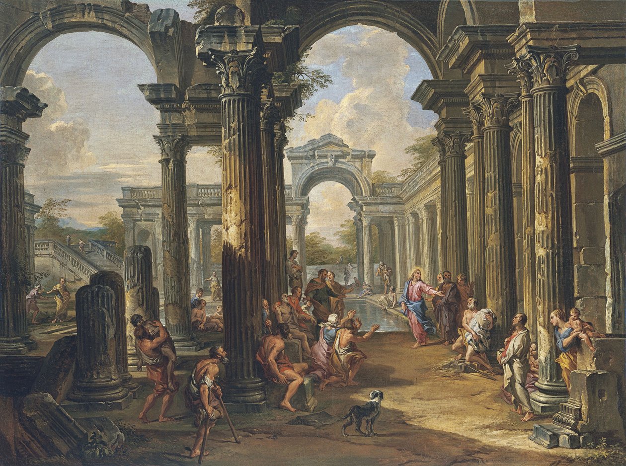 Basen Bethesda autorstwa Giovanni Paolo Pannini