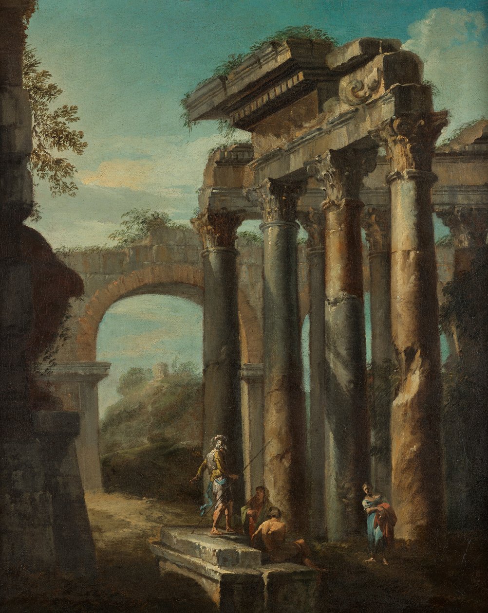 Rzymskie ruiny autorstwa Giovanni Paolo Pannini