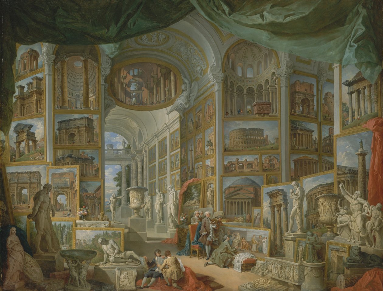 Starożytny Rzym, 1757. autorstwa Giovanni Paolo Pannini