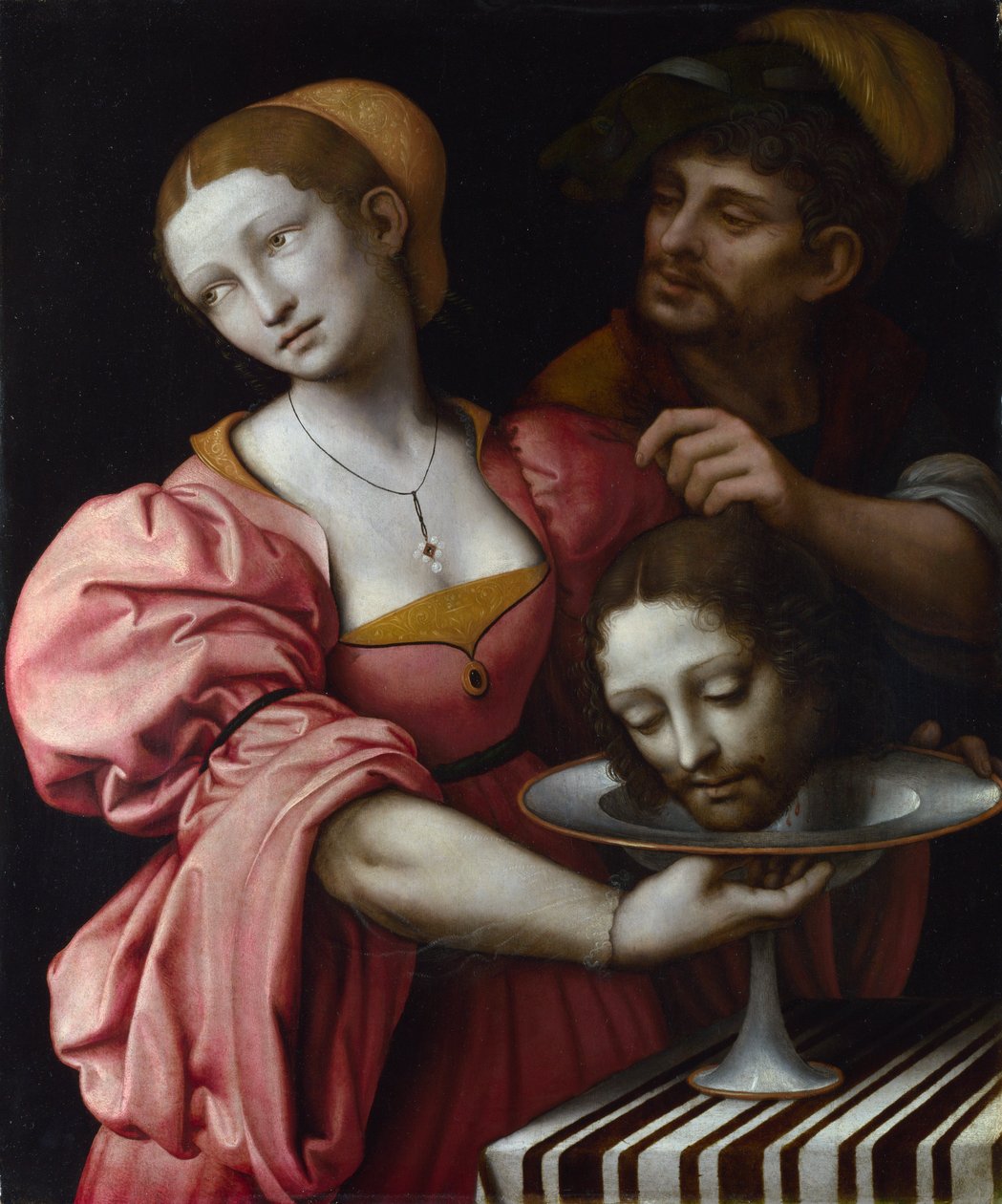 Giampietrino (1 poł. XVI w.) Salome Olej na drewnie ok. 1510-1520 National Gallery, Londyn 68,6x57,2 autorstwa Giovanni Pietro Rizzoli Giampietrino