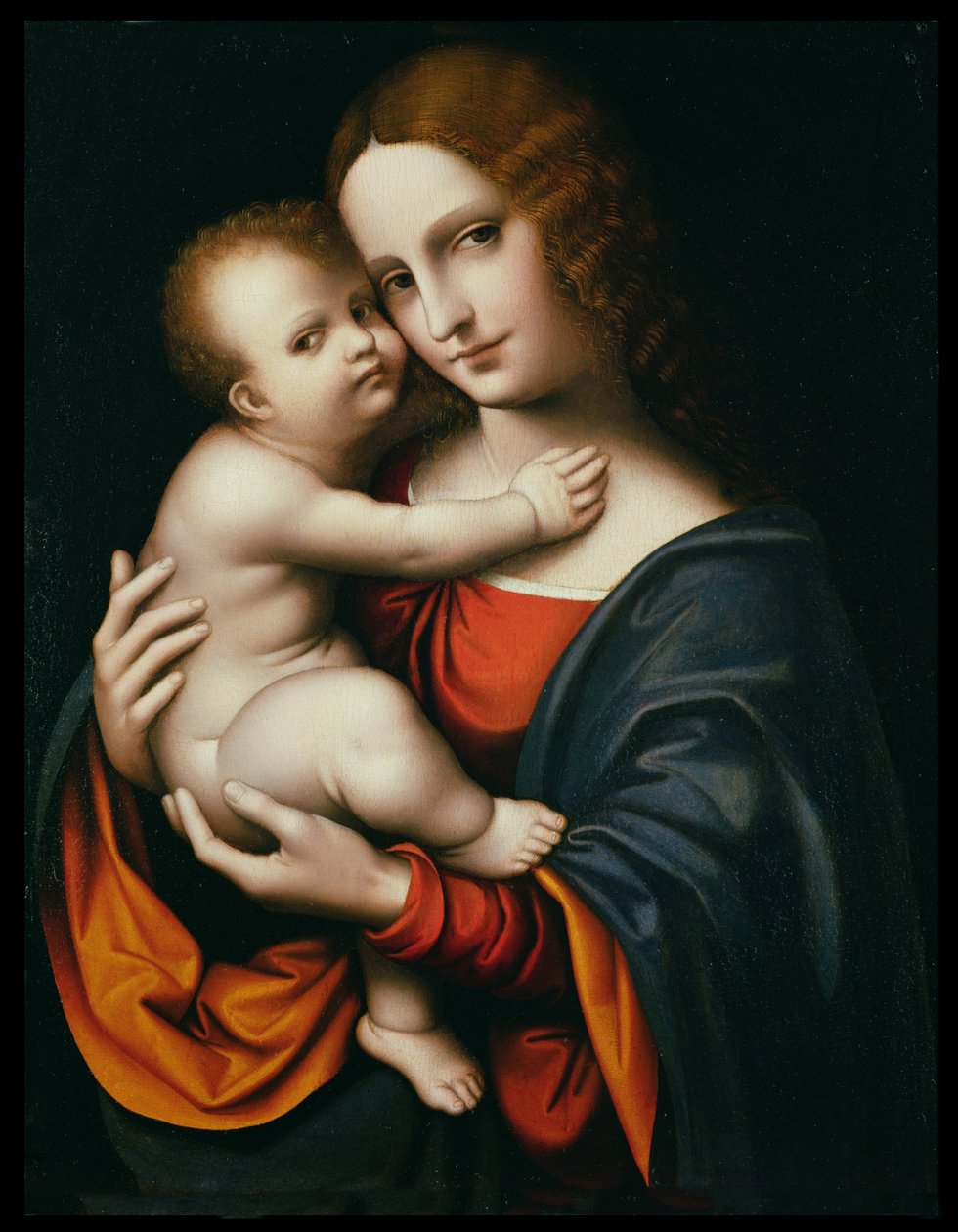 Madonna z Dzieciątkiem (olej na panelu) autorstwa Giovanni Pietro Rizzoli Giampietrino