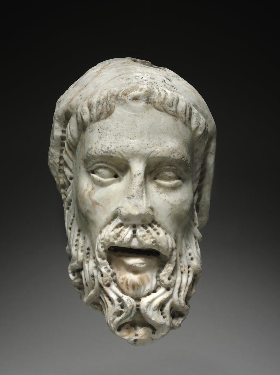 Głowa Proroka, ok.1300-1325 autorstwa Giovanni Pisano