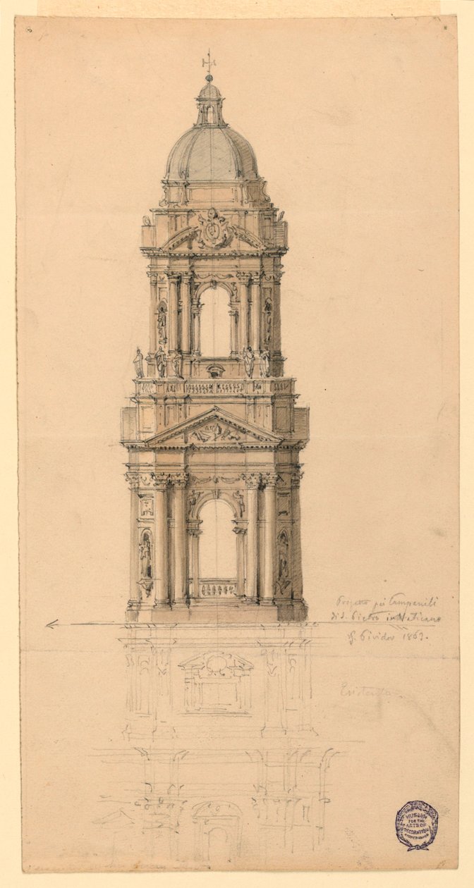 Dzwonnica autorstwa Giovanni Pividor