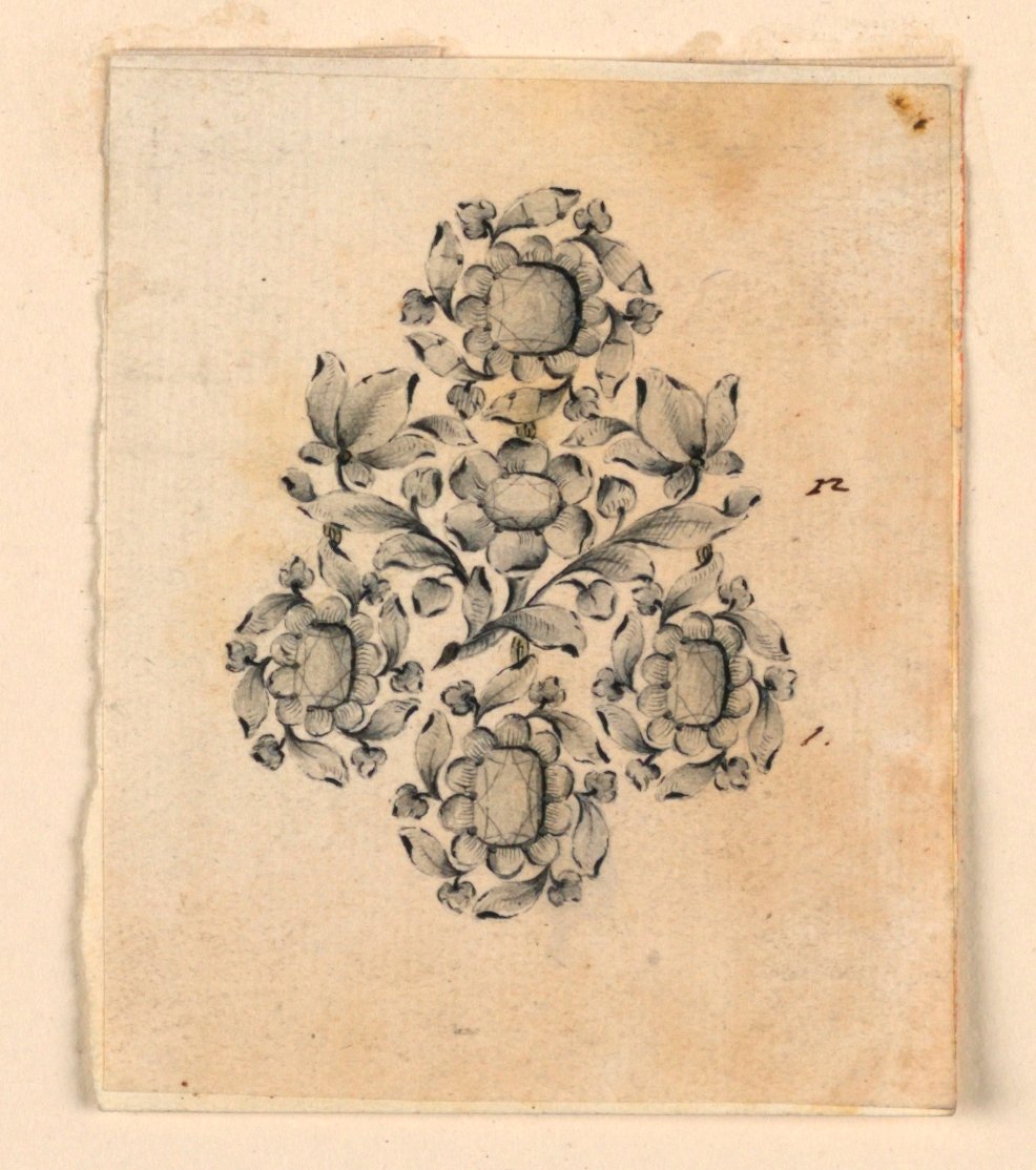 Projekt kolczyka autorstwa Giovanni Sebastiano Meyandi