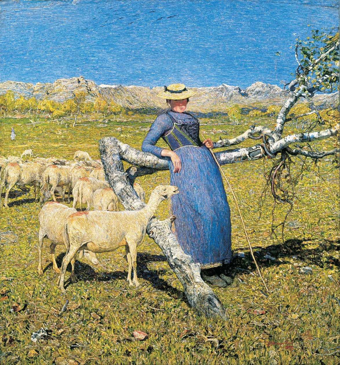 Popołudnie w Alpach autorstwa Giovanni Segantini