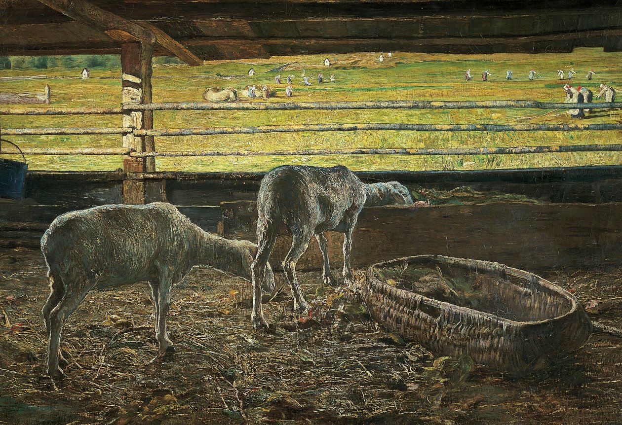 Kontrast światła autorstwa Giovanni Segantini