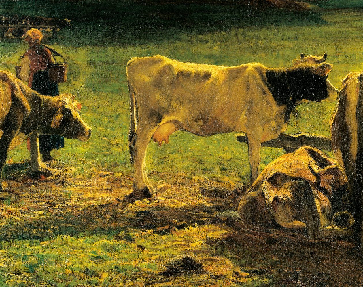 Włochy, Rzym, Alla Stanga autorstwa Giovanni Segantini