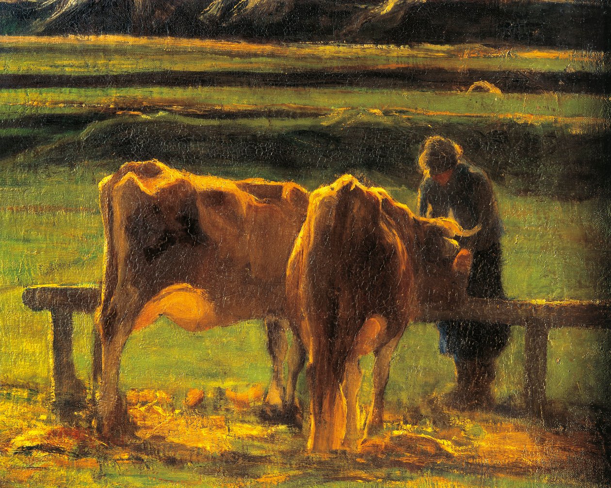 Włochy, Rzym, Alla Stanga autorstwa Giovanni Segantini