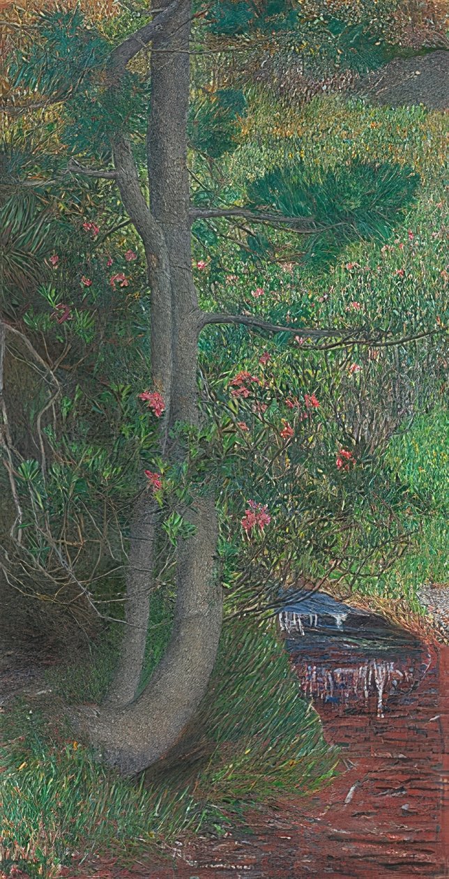 Sosna. Około 1897 r. autorstwa Giovanni Segantini