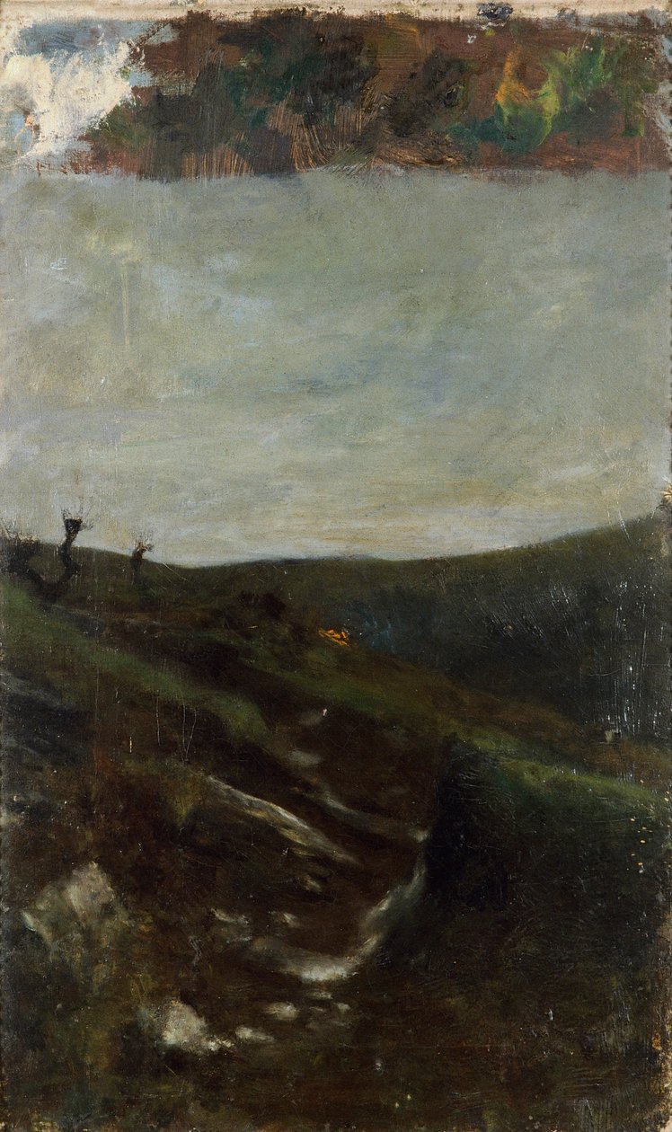 Krajobraz w pobliżu Mediolanu autorstwa Giovanni Segantini