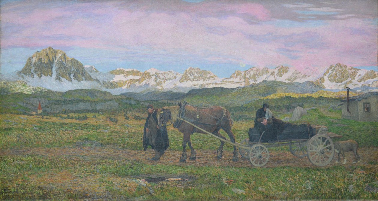 Powrót do ojczyzny autorstwa Giovanni Segantini