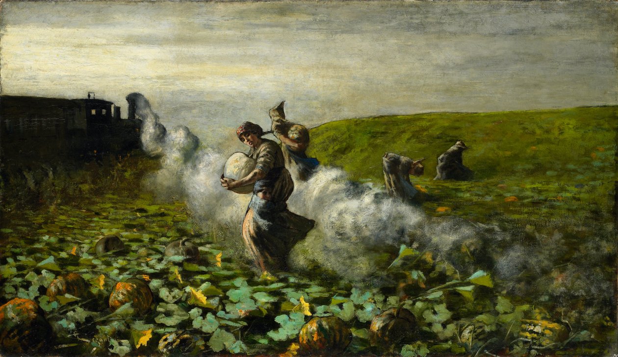 Zbiór dyni autorstwa Giovanni Segantini