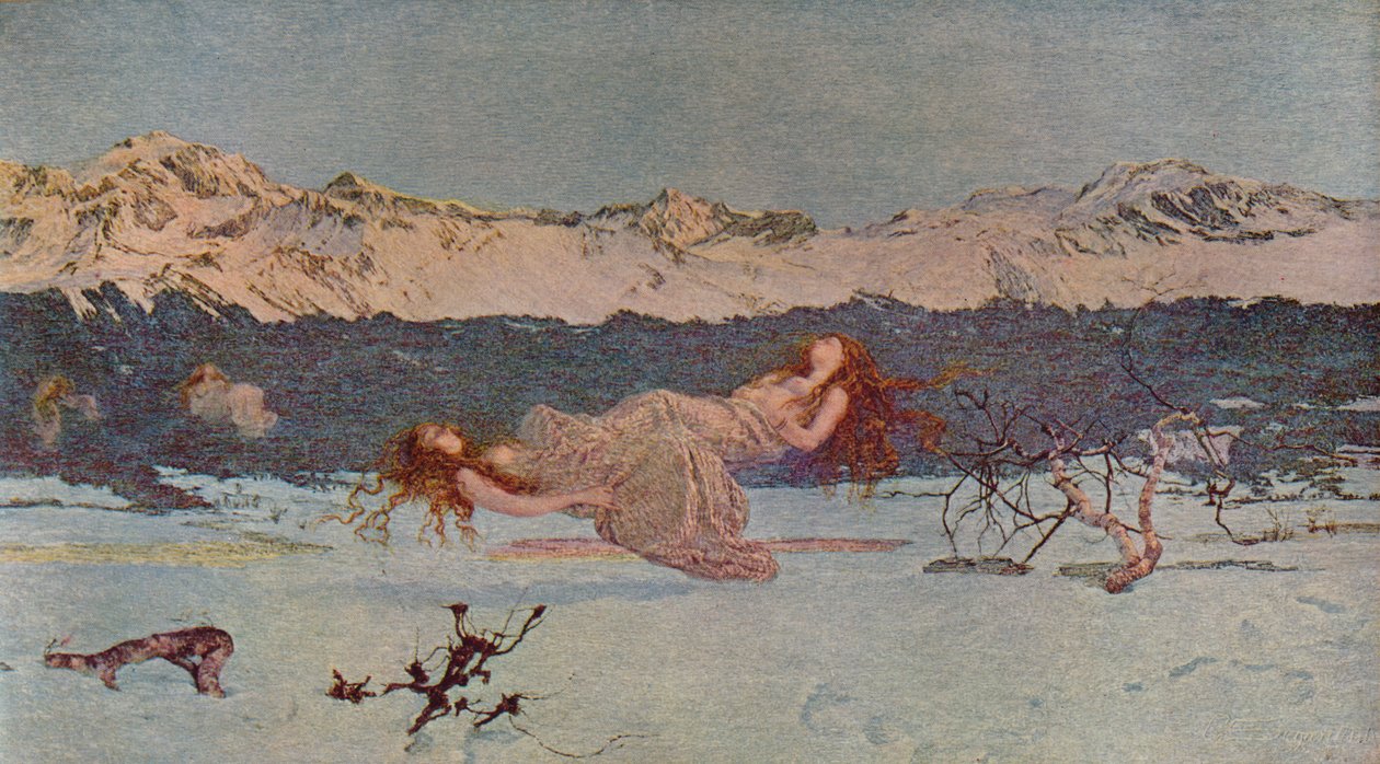 Kara luksusu, 1891 1935 autorstwa Giovanni Segantini