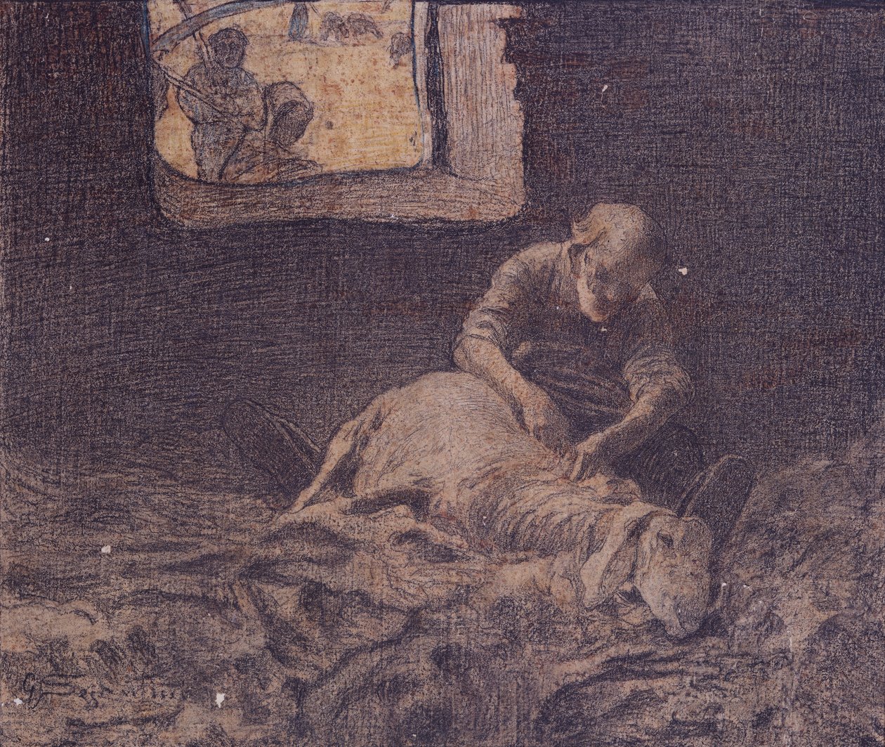 Strzygacz owiec autorstwa Giovanni Segantini
