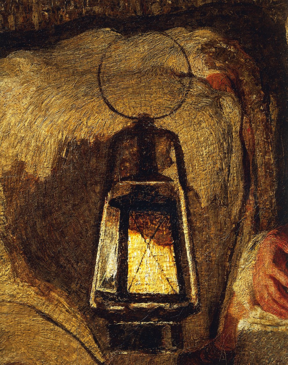 Dvi motinos, Giovanni Segantini, detalipoli autorstwa Giovanni Segantini