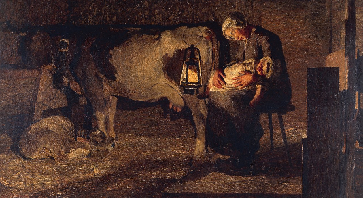 Dwie matki autorstwa Giovanni Segantini