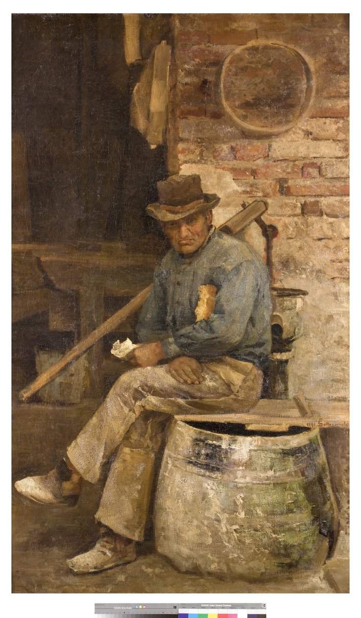 Murarz, 1891 autorstwa Giovanni Sottocornola