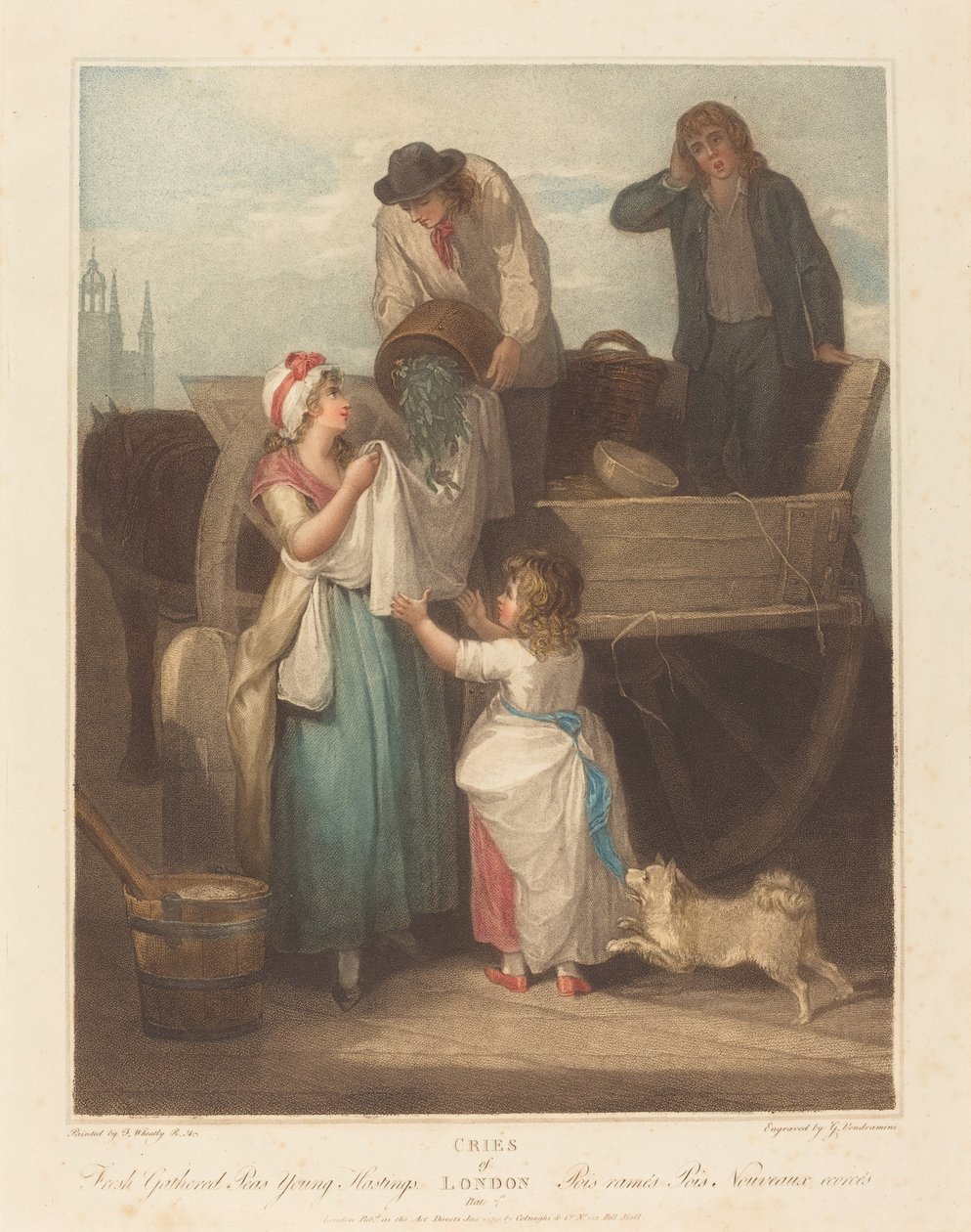 Świeżo Zebrany Groch, Młody Hastings autorstwa Giovanni Vendramini after Francis Wheatley