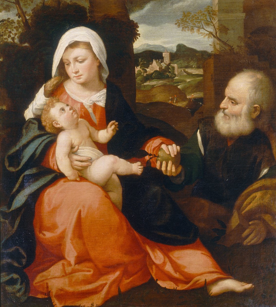 święta Rodzina autorstwa Giovanni de Busi Cariani