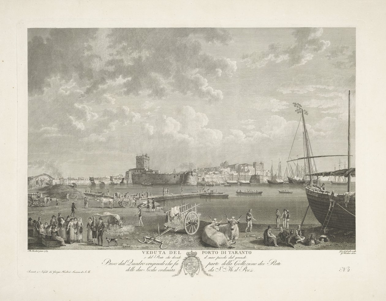 Port Tarentu autorstwa Giovanni de Grado