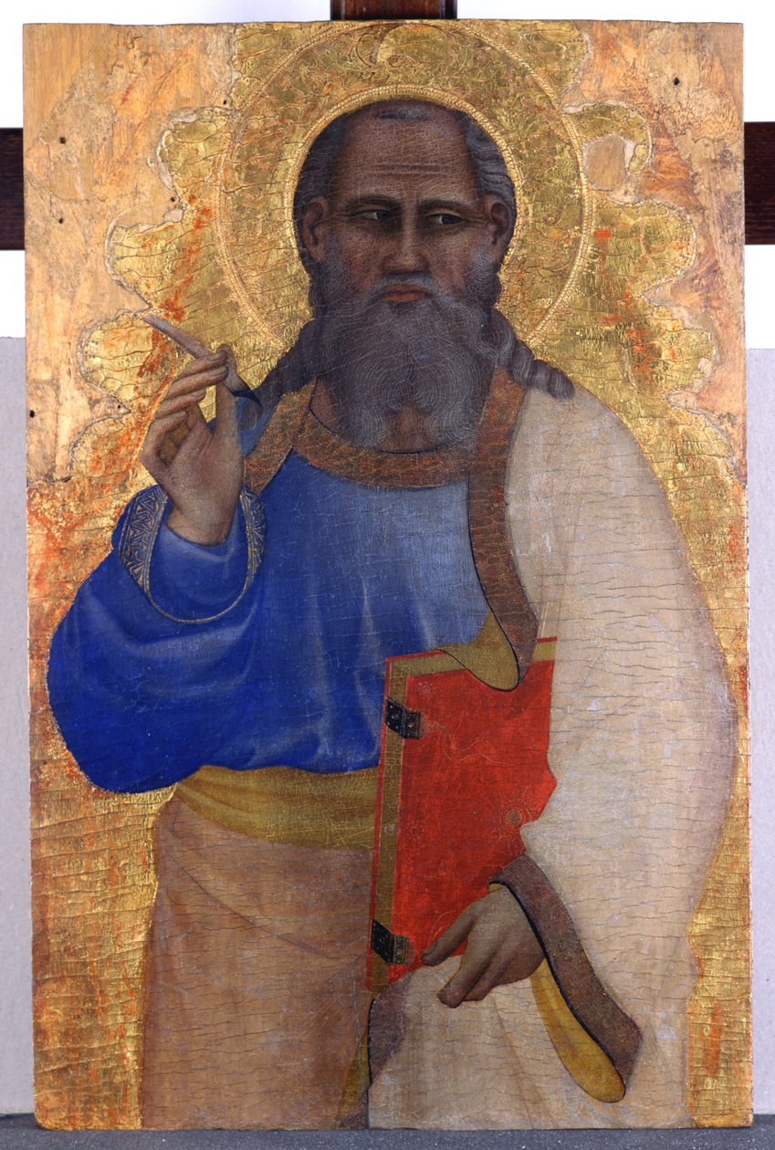 Jan Ewangelista, ok. 1365 (tempera na drewnie topoli) autorstwa Giovanni del Biondo dal Casentino