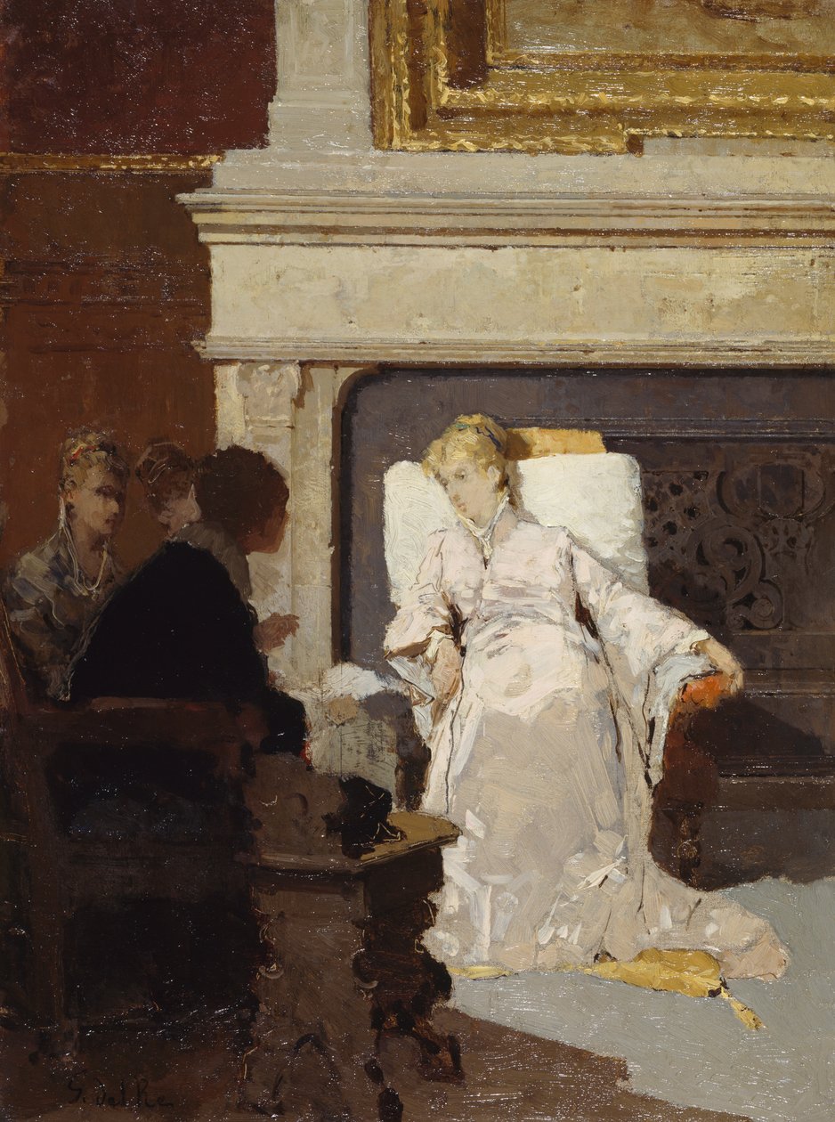 Eleonora i poeta Tasso autorstwa Giovanni del Re