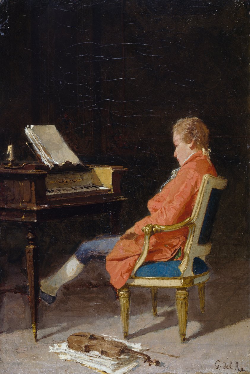 Mozarta autorstwa Giovanni del Re