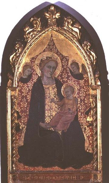 Madonna Pokory (tempera na panelu) autorstwa Giovanni di Bartolomeo Cristiani